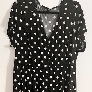 Torrid Midi Studio Knit Button-Front Skater Dress